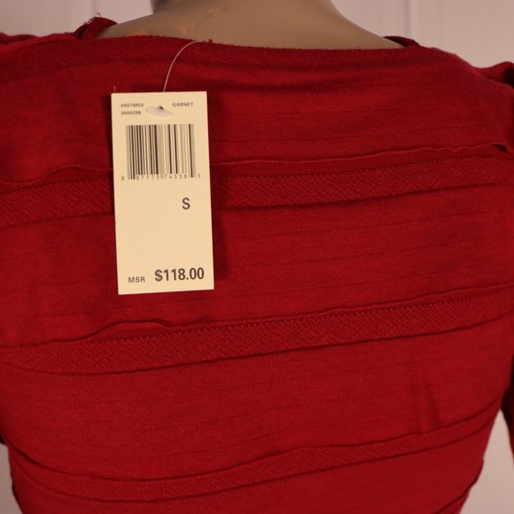 MAX STUDIO Red Dress Size Small - Picture 6 of 6